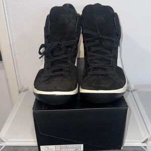 Black High-Top Sneakers